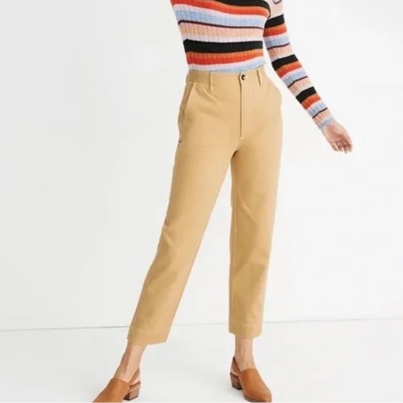 Madewell Pants - Madewell Tapered High Waisted Pants in Desert Dune Style K9988 Women’s Size 29‎